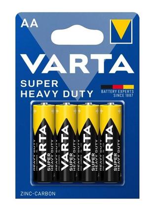 Батарейки Varta Superlife Zinc-Carbon AA 4 шт