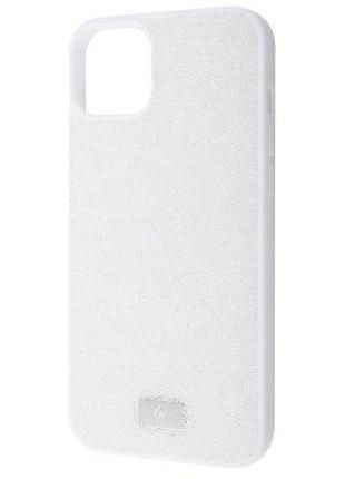 Чохол Bling World Rock Diamond (TPU) iPhone 14 (white) 37673