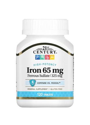 21 century железо 65 мг - 120 таблеток
