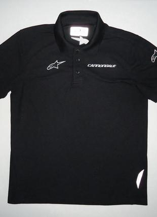 Велофутболка  alpinestars cannondale polo оригинал (m)