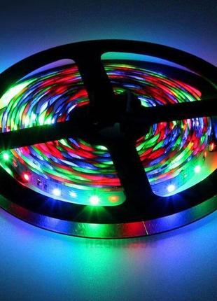 Світлодіодна стрічка LED Гнучка кольоровий RGB стрічка Пульт 4...