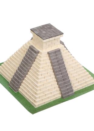 Керамический конструктор из мини кирпичиков Пирамида