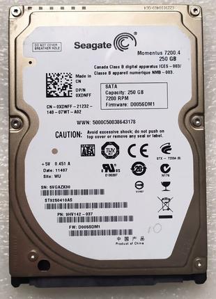 Жорсткий диск Seagate ST9250410AS 250 GB SATA для ноутбука