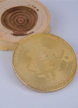 Монета сувенирная "Биткоин"(цвет - золото) арт. 03644