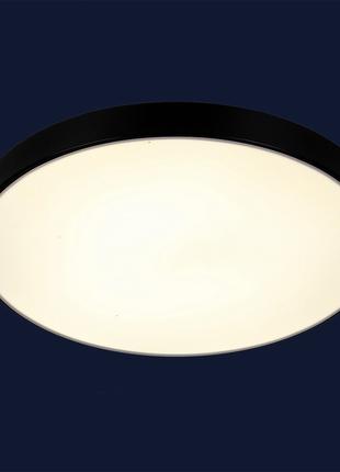 Плоский круглый потолочный светильник 752L36 BK