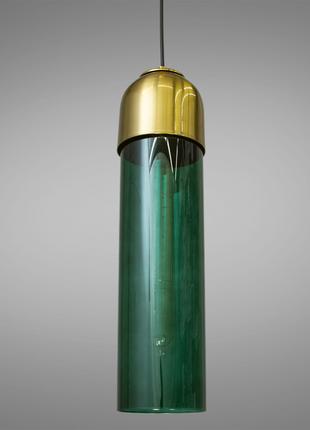 Підвісний світильник із зеленого скла BO-2833/1GREEN+G