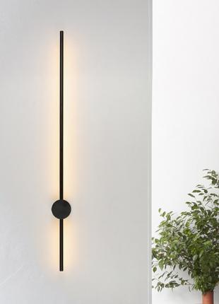 Линейный настенный светильник 7950-800 BK