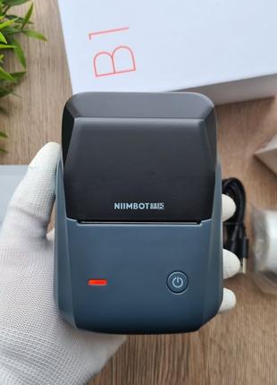 Термопринтер этикеток блютуз Niimbot B1 принтер етикеток