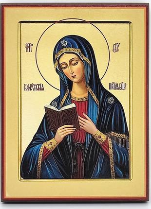 Калужская Богородица икона на доске 14x10,5см