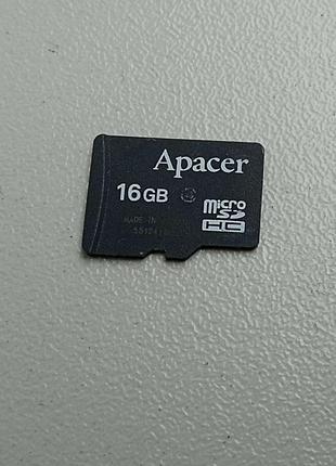Карта флэш памяти Б/У MicroSD 16Gb