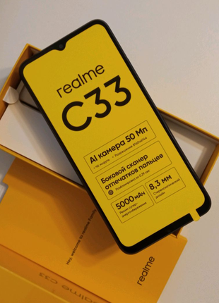 Realme C33 6.5" 4/64Gb 5000 mAh NFC black