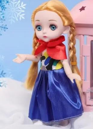 Кукла шарнирная BJD 16 см Анна Холодное сердце Frozen
