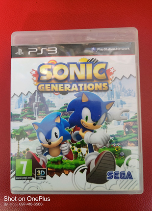 Игра диск Sonic Generations для PS3