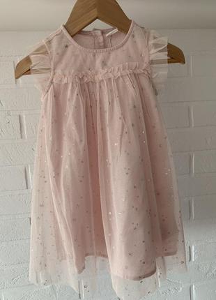 Плаття туніка h&m рожеве на 92р