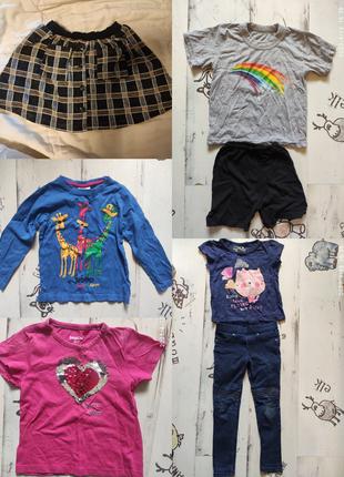 Юбка, футболки, джинси на дівчинку 3-4-5 років