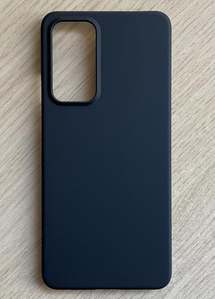 Чехол для Xiaomi 12 Lite противоударный, черный, матовый, плас...