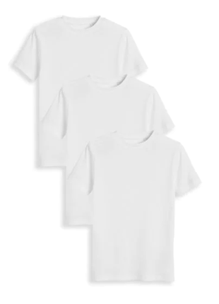 Набор белых футболок next на девочку 7-8 лет ( 3 шт )