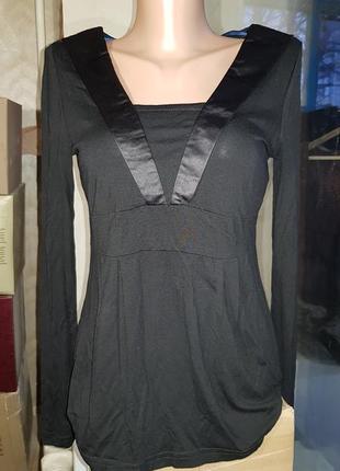 Черная нарядная блузка кофточка