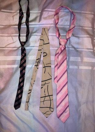 Краватки краватка рожева бежева чорна