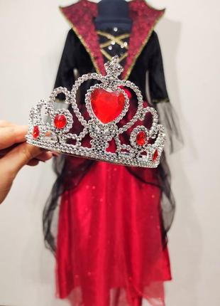Карнавальное платье ведьмочка волшебница красная королева