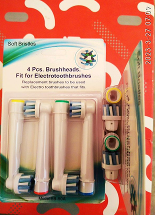 Насадки для зубной щетки Braun Oral-b. Насадки для зубної щітки