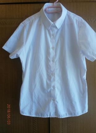 Школьная рубашка, р. 135-140 см.