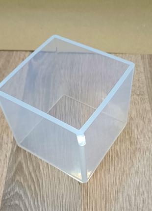 Форма молд прозразчный куб 100*100*100 мм для литья эпоксидной...