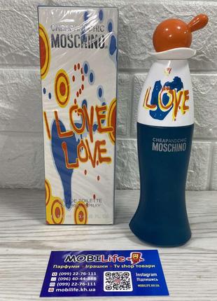 Жіноча туалетна вода Moschino Cheap & Chic I Love Love 100 мл ...