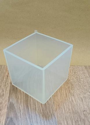 Форма молд прозразчный куб 90 мм для литья эпоксидной смолой у...