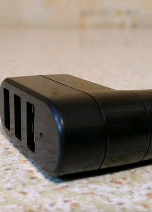 USB-розгалужувач-хаб на 3 порти 2.0