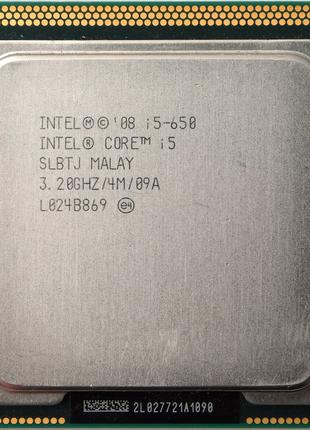 Процессор Intel Core i5-650 3.20GHz/4M/2.5GT/s (SLBTJ) s1156, ...
