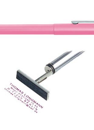 Ручка стилус зі штампом Shiny, рожевий корпус