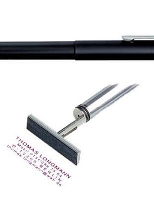 Ручка стилус зі штампом Shiny, чорний корпус