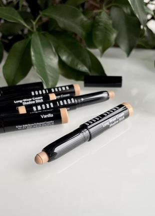 Кремовые тени bobbi brown long-wear cream shadow stick vanilla...