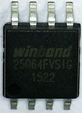 Мікросхема пам'яті Winbond 25Q64FVSIG, 25Q64BVSIG, 25q64