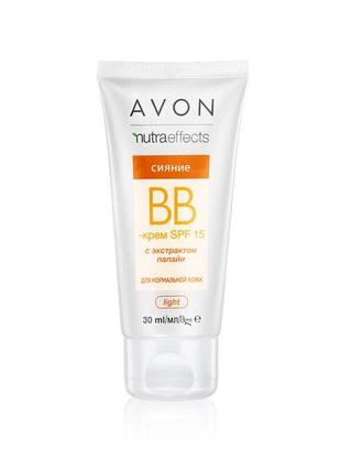 Сияющий ВВ-крем SPF 15 Сяйво 30 мл оттенок light Avon Nutraeff...