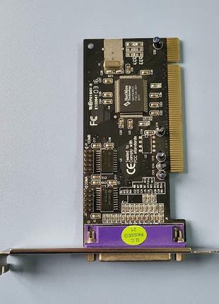 Lpt плата PCI-IO9835-2S1P с com портами