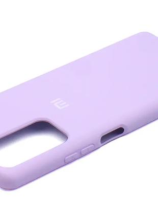 Чехол Silicone Case Full для Xiaomi Redmi Note 11/11S Lilac
