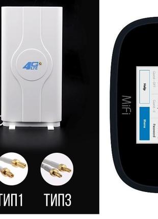 Комплект WiFi роутер 3G 4G LTE модем Novatel 8000L/8800L з пан...