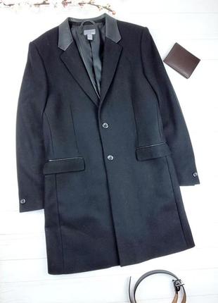 Пальто мужское h&amp;m шерстяное шерсть 52