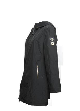 Стильна жіноча куртка-напівпальто від Visdeer black