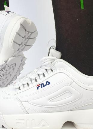 Кросівки жіночі білі fila disruptor 2 white. весняні кросівки ...