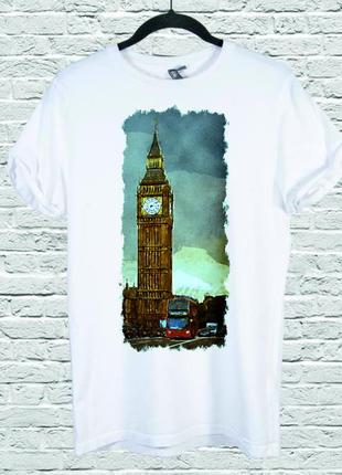 Футболка youstyle big-ben 0154 xs white