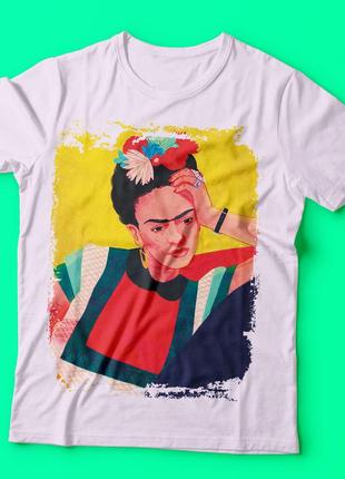 Футболка youstyle frida yellow 0007 xxl white