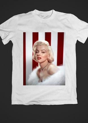 Футболка youstyle marilyn monroe 0053 s white