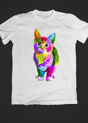 Футболка youstyle cat 0315 xs white