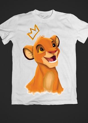 Футболка youstyle lion king  0475 m white