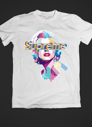 Футболка женская с принтом monroe supreme