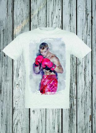 Футболка youstyle boxing 0155 xs white