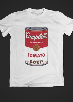 Футболка youstyle andy warhol soup 0201 m white